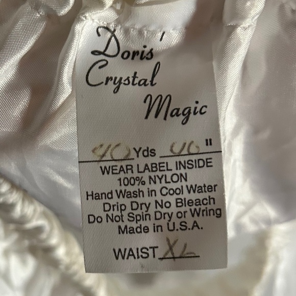 ❄️White double-layered nylon crinoline/petticoat - Picture 7 of 10